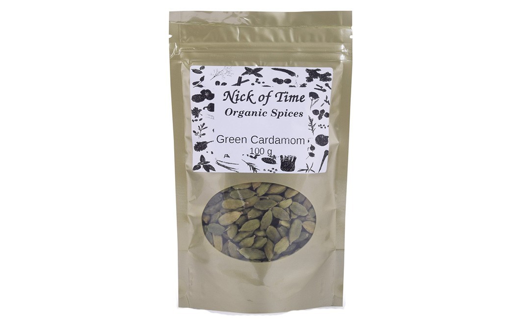 Nick Of Time Green Cardamom    Pack  100 grams